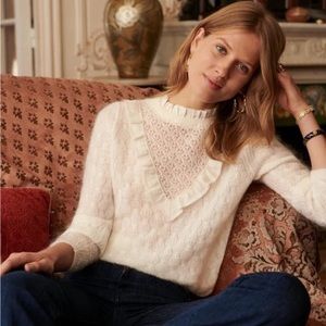 Sezane x Manoush Sergei Sweater NWOT S